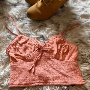 Forever 21 bustier crop top.